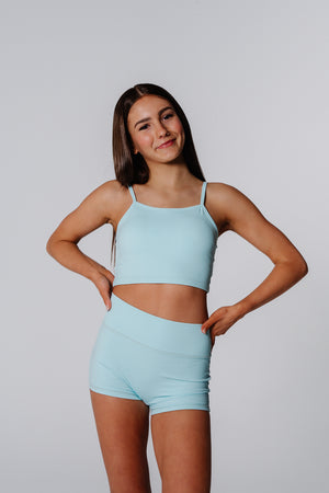 Everyday Singlet Everyday Shorts - Light Blue